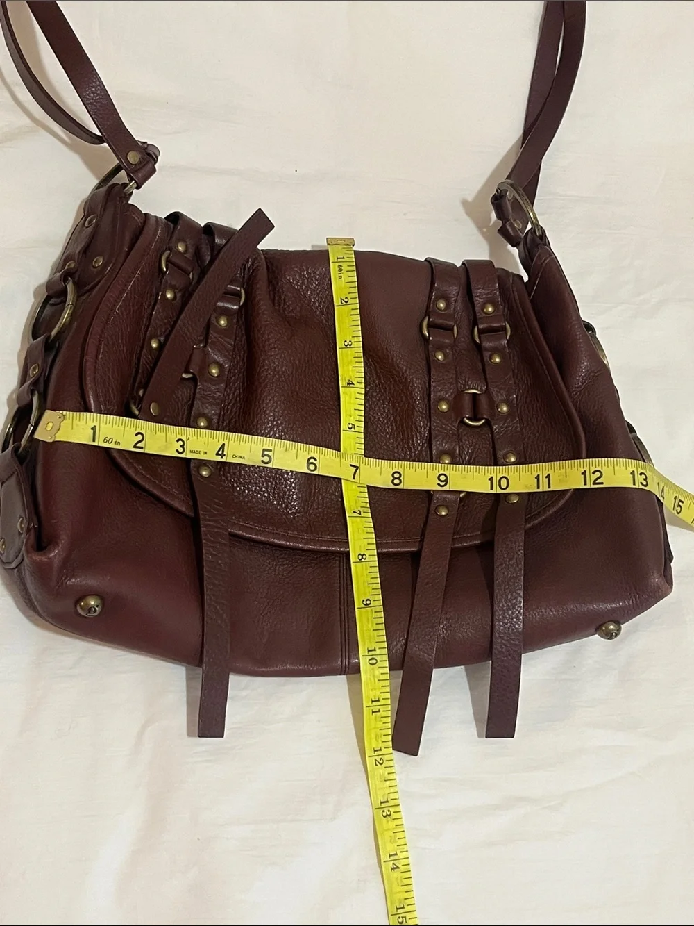 G series Flap Brown Soft Leather Bag Tobacco Glamour Sport Lthr Unit